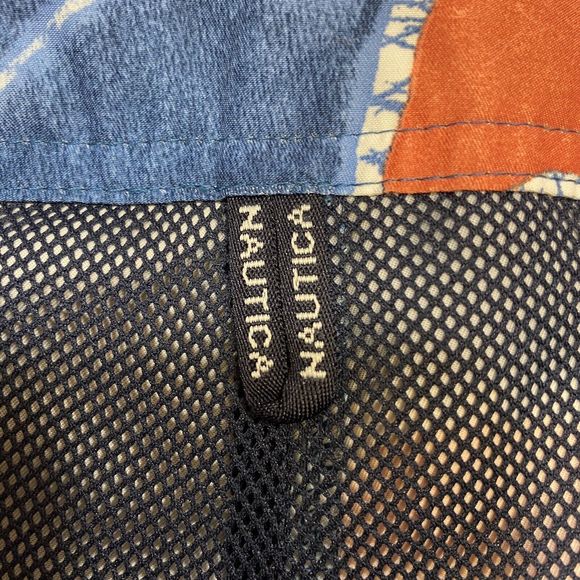 Nautica Board Shorts Men's 36 Multicolor Floral Preppy Tropical Swim Trucks - Picture 8 of 16